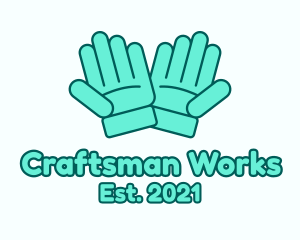 Working Safety Gloves logo design