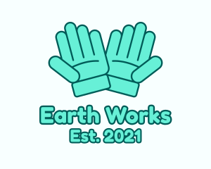 Working Safety Gloves logo design