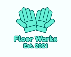 Working Safety Gloves logo design