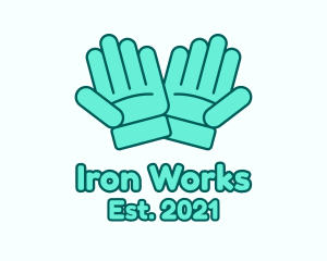 Working Safety Gloves logo design