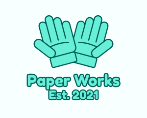 Working Safety Gloves logo design