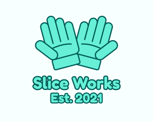 Working Safety Gloves logo design