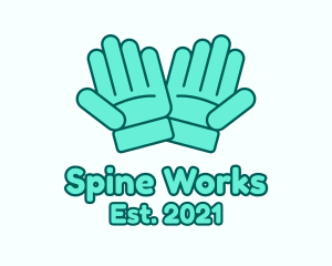 Working Safety Gloves logo design