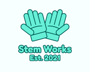 Working Safety Gloves logo design