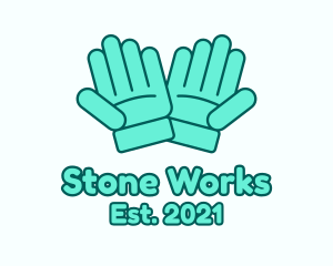 Working Safety Gloves logo design