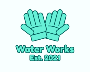 Working Safety Gloves logo design