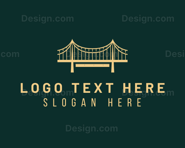 Golden Bridge Structure Logo