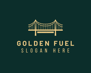 Golden Bridge Structure logo design