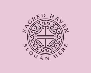 Sacred Cross Parish logo design