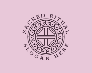 Sacred Cross Parish logo design