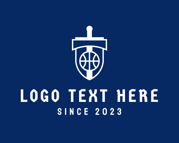 Basketball Equipment logo example 2