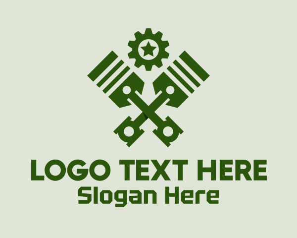 Crossed logo example 2