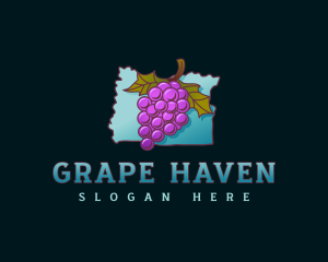 Oregon Grape Fruit logo design