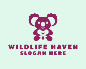 Wildlife Koala Baby logo design