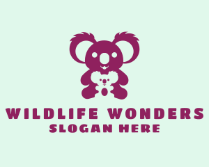 Wildlife Koala Baby logo design