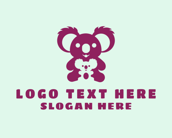 Koala logo example 2