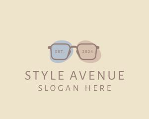 Minimalist Fashion Eyeglass logo