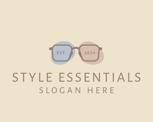 Minimalist Fashion Eyeglass logo