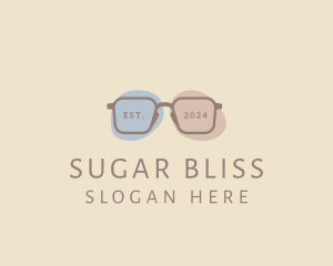 Minimalist Fashion Eyeglass logo design