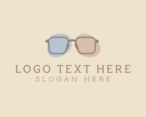 Minimalist Fashion Eyeglass Logo