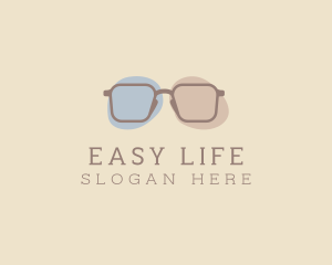 Minimalist Fashion Eyeglass logo design