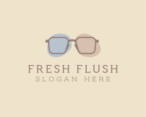 Minimalist Fashion Eyeglass logo design