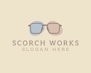 Minimalist Fashion Eyeglass logo design