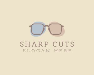 Minimalist Fashion Eyeglass logo design