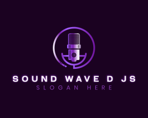 Audio Recording Microphone logo design