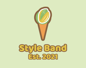 Pistachio Ice Cream Cone  logo