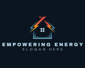 House Electric Energy  logo design