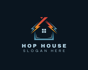 House Electric Energy  logo design