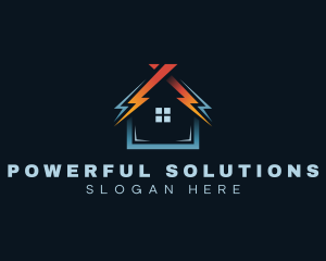 House Electric Energy  logo design