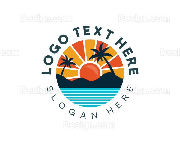 Island Beach Tourism Logo