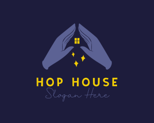 House Hands Magic logo design