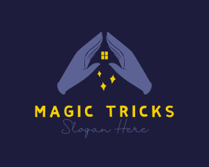 House Hands Magic logo design