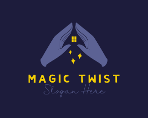 House Hands Magic logo design