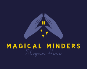 House Hands Magic logo design