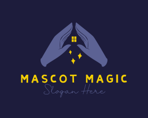 House Hands Magic logo design