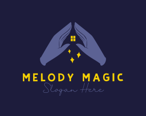 House Hands Magic logo design