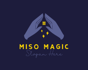 House Hands Magic logo design