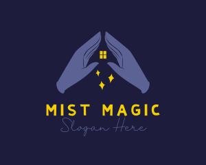 House Hands Magic logo design