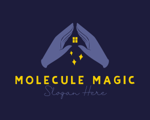 House Hands Magic logo design