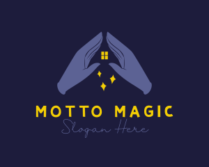 House Hands Magic logo design