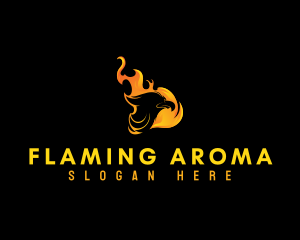 Flaming Mythical Bird logo