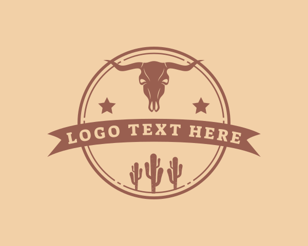 Old Western Longhorn logo