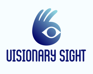 Hand Eye Visual  logo design