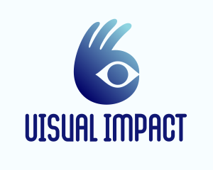 Hand Eye Visual  logo design