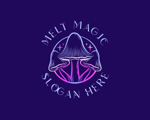 Mushroom Shroom Fungi logo design