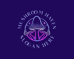 Mushroom Shroom Fungi logo design